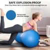 Anti-Burst Peanut Ball  High Weight Capacity Exercise Ball for Birth, Yoga, Pilates & Physical Therapy, Eco-Friendly PVC Fitness Ball for Kids & Adults, Includes Pump ( 39x20 inch (100x50cm)Blue) view 3