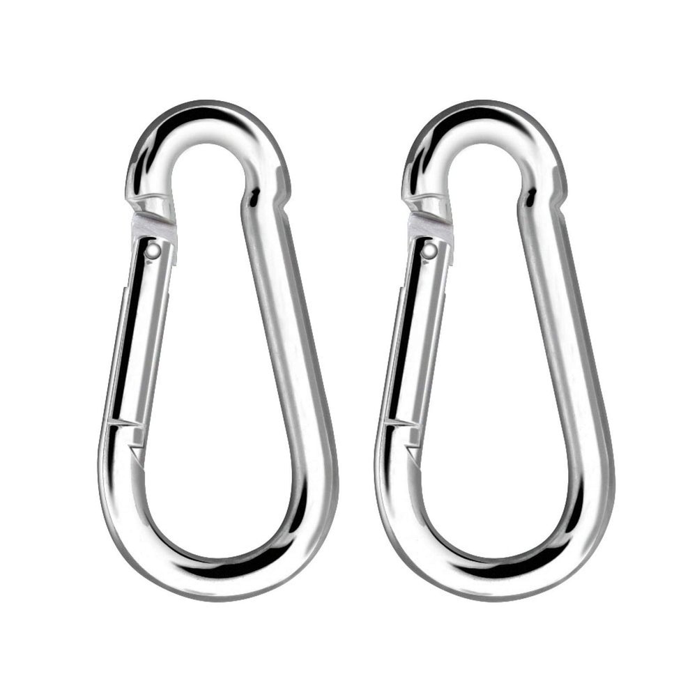 2Pcs Heavy Duty Swing Carabiners for Kids Swing Climbing Hammock Keychain Bottle Chain