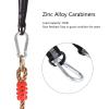 2Pcs Heavy Duty Swing Carabiners for Kids Swing Climbing Hammock Keychain Bottle Chain view 4