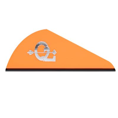 Q2I Archery 2 inch Rapt-X Vanes 50 Pack-Orange