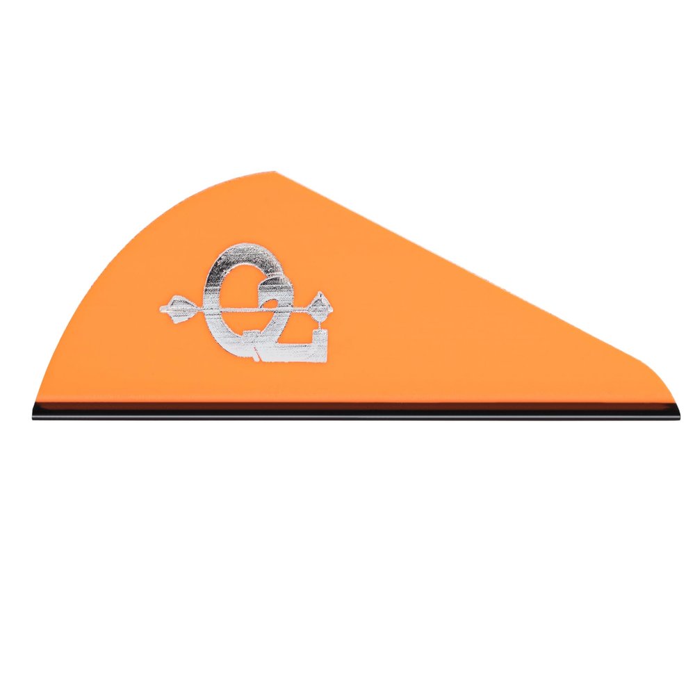 Q2I Archery 2 inch Rapt-X Vanes 50 Pack-Orange