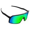 Alphax Emerald Green Polarized Replacement Lenses for Oakley Sutro Asian Fit OO9406A Sunglass view 3