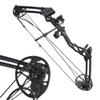 ZSHJGJR Archery Compound Bow and Arrow Set for Youth and Adults Beginner 16"-26" Draw Length 14-40 Lbs Adjustable Draw Weight 220 fps Max Speed Archery Hunting Shooting Kit Right Handed (Black) view 3