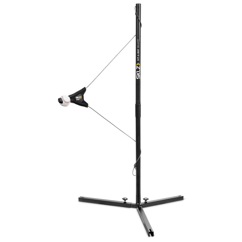 SKLZ Hit-A-Way Select Portable Baseball Training-Station Swing Trainer with Stand, Black
