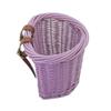 Bike Basket, Little Box Made by Willow for Bicycle, Arts and Crafts. (Purple) view 2