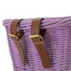 Bike Basket, Little Box Made by Willow for Bicycle, Arts and Crafts. (Purple) view 4