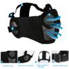 Yzpacc Airsoft Mask with Goggles, Foldable Half Face Airsoft Mesh Mask with Ear Protection for Paintball Shooting Cosplay CS Game view 3