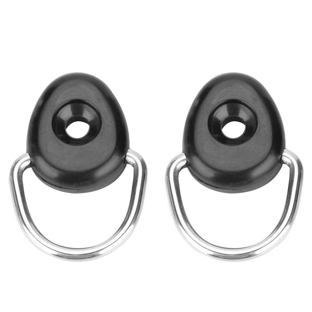 Liyeehao Sturdy and Durable Kayak Accessories, D Buckle for Both Kayaks and Canoes Plastic + Stainless Steel Material D Buckle, for Paddle Leash Seat Back Rest