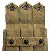 Warcraft Exports U.S. Army GI USGI WWII Triple 3 Magazine Thompson Belt Holster 3 Cell Canvas Pouch-Khaki view 4