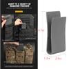 3PCS Tactical Nylon 5.56 7.62 Magazine Pouch Insert Set Mag Pouch Accessories Gray view 2