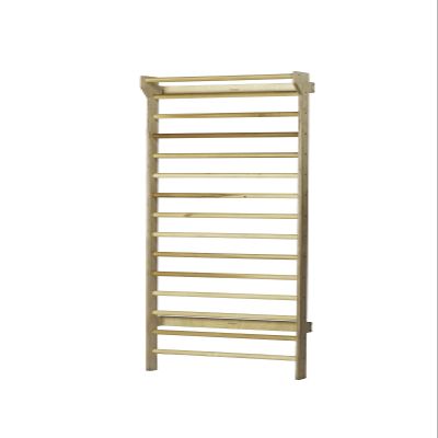 Beyond Balance Wood Swedish Ladder Stall Bar for Fitness, PSSE Therapy, and Pilates; 15 Poplar Rungs (1.5" Dia)