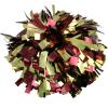 Metallic Cheerleader Cheerleading Pom Poms 6 inch 1 Pair 2 Pieces (Maroon/Gold) view 1