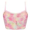 Kaerm Kids Girls Sports Training Bra Spaghetti Straps Criss Cross Strappy Cami Tank Top Shirt Pink 4 view 2