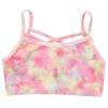 Kaerm Kids Girls Sports Training Bra Spaghetti Straps Criss Cross Strappy Cami Tank Top Shirt Pink 4 view 4