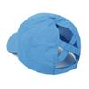 Bonvince Womens Criss Cross Ponytail Hat Quick Drying Baseball Cap Sun Hats UV Protection Sport Cap Blue view 2
