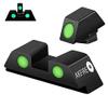 Sights 3-Dot Night Sights,Blue/Green Photoluminescent Outline, Special for G Night Sight Set for G17,G19,G22,G23,G26,G27,G33,G34,G35,G37,G38,G39 (Including Gen4) (Green) view 2