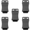 5-Pack 1.5 Inch 1.75 Inch Holster Clip for IWB & OWB Sheath | Kydex Holster | Fiber-Reinforced Polymer Belt Clips for Holsters 1.5''-Black view 1