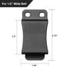 5-Pack 1.5 Inch 1.75 Inch Holster Clip for IWB & OWB Sheath | Kydex Holster | Fiber-Reinforced Polymer Belt Clips for Holsters 1.5''-Black view 2