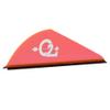 Q2i Archery 2 inch Rapt-X Vanes 50 Pack-Red view 1