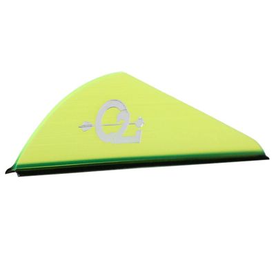 Q2I Archery 2 inch Rapt-X Vanes 50 Pack-Yellow