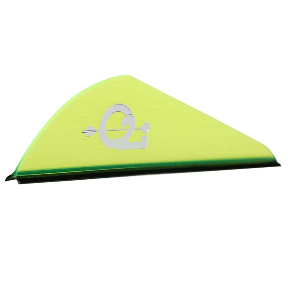 Q2I Archery 2 inch Rapt-X Vanes 50 Pack-Yellow