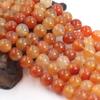 4 6 8 10 12 14mm Red Carnelian Agate Round Jewelry Loose Gemstone Beads Strand 15" Natural Stone for Necklace Bracelet DIY Design (10mm) view 4