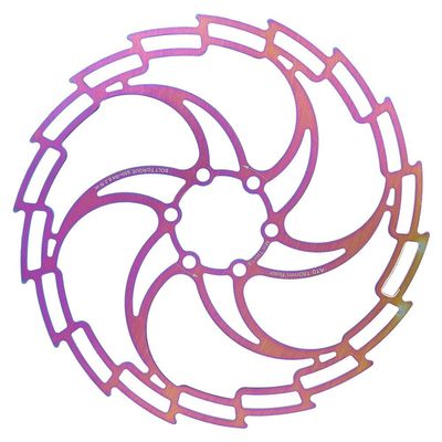 Vbestlife 160mm 180mm 203mm Stainless Steel Disc Brake Rotor for Road Bike, Mountain Bike, , BMX (180MM)