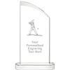 10" Baseball Batter Aspiration Crystal Award, Personalized Baseball Batter Crystal Trophy, Add Your Own Engraving Included, Prime view 1