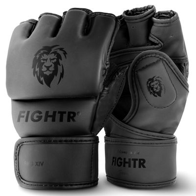 FIGHTR Pro MMA Gloves for Grappling Sparring Training, Kickboxing Martial Arts Muay Thai Punching Bag Mitt Training Boxing for Men and Women