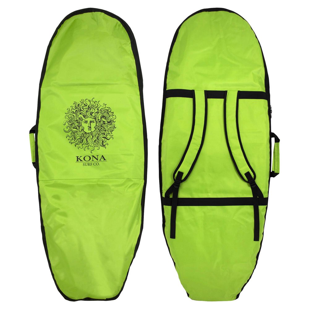 KONA SURF CO. Original Sun Softboard Quality Shortboard and Longboard Board Bag Cover in Green sz:52in