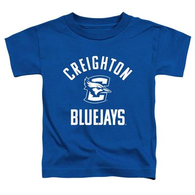 Creighton University Official One Color Bluejays Unisex Toddler T Shirt,Royal Blue, 4