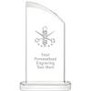 10" Barber Aspiration Crystal Award, Personalized Barber Crystal Trophy, Add Your Own Engraving Included, Prime view 1