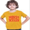Medium Gold Youth Stuck in The Upside Down T-Shirt view 1