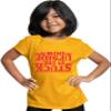 Medium Gold Youth Stuck in The Upside Down T-Shirt view 2