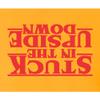 Medium Gold Youth Stuck in The Upside Down T-Shirt view 4
