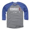 500 LEVEL Ivan Rodriguez 3/4 Sleeve T-Shirt (Baseball Tee, XXX-Large, Royal/Heather Gray) - Ivan Rodriguez Texas Elite WHT view 1