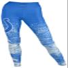Zubaz Officially Licensed Women's NFL Static Fade Legging, Indianapolis Colts, Size X-Small view 1