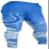 Zubaz Officially Licensed Women's NFL Static Fade Legging, Indianapolis Colts, Size X-Small view 2
