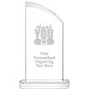 10" Thank You with Band Aid Aspiration Crystal Award, Personalized Thank You with Band Aid Crystal Trophy, Add Your Own Engraving Included, Prime view 1