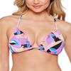 Salt + Cove Womens Juniors Kaleidescope Bralette Swim Top Separates Purple S, Multi view 4