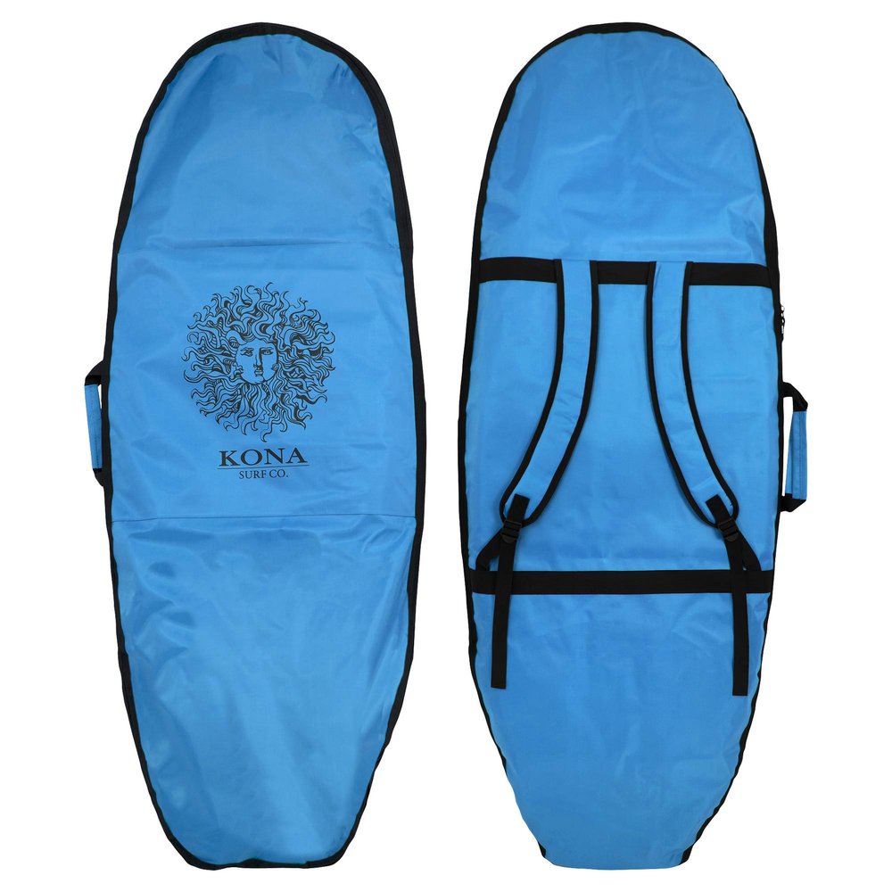 KONA SURF CO. Original Sun Softboard Quality Shortboard and Longboard Board Bag Cover in Light Blue sz:52in
