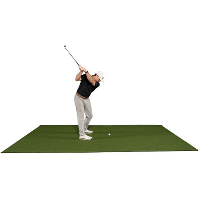 All Turf Mats 6x12 Fairway Golf Mat  Residue-Free Nylon Turf for Chipping or Rubber Tees, Flexible 5mm Foam Padded Backing, Golf Simulator Mat