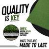 All Turf Mats 6x12 Fairway Golf Mat  Residue-Free Nylon Turf for Chipping or Rubber Tees, Flexible 5mm Foam Padded Backing, Golf Simulator Mat view 3