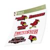 Desert Cactus Illinois State University Redbirds ISU Sticker Vinyl Decals Laptop Water Bottle Car Scrapbook Sheet T2 (Type 2) view 3