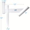Glide Gear 1X Dual Offset Fishing Rod Spreader Outrigger Boat Trolling Holder view 3