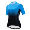 PSPORT Leopard Womens Cycling Jersey Short Sleeve Road Bike Shirts Ladies Bicycle Tops Biking Shirt for Woman with Pockets view 1