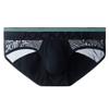 JOCKMAIL Men Briefs Underwear Mesh Soft Cotton Low Rise Men Underwear Briefs (XL, Black2) view 3
