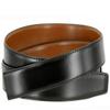 160506 Reversible Belt Strap Replacement Genuine Leather Dress Belt Strap, 1-1/4" (32mm) Wide (Black/Tan, 42) view 2