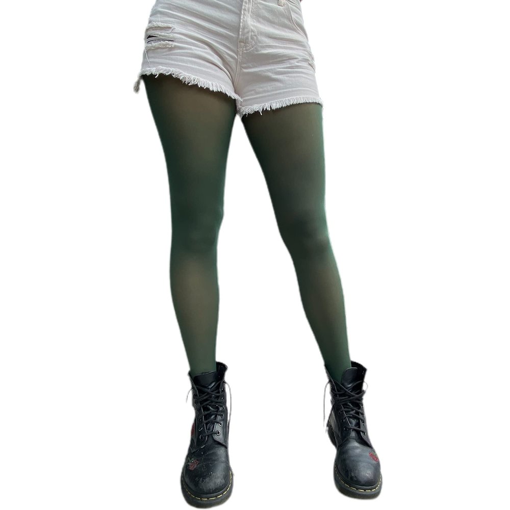 Malka Chic Dark Green tights For Women