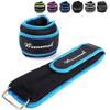 Ankle Weights, 10 LBS 1 Pair (5 LB Each Weight) Wrist Leg Arm Weights for Women Men Kids, Strength Training Weighted with Adjustable Strap for Jogging, Gym Workout, Aerobics, Physical Therapy(Sku view 1